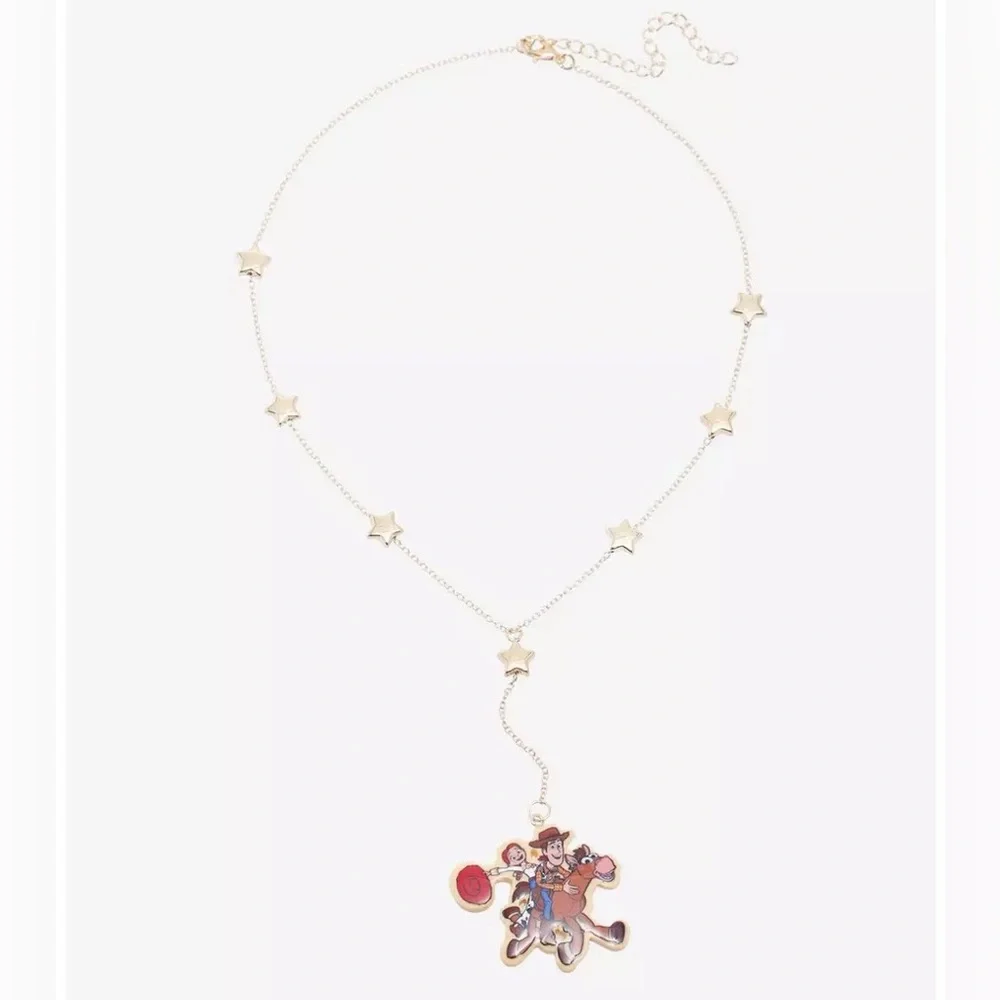 Disney Pixar Toy Story Trio Star Lariat Necklace